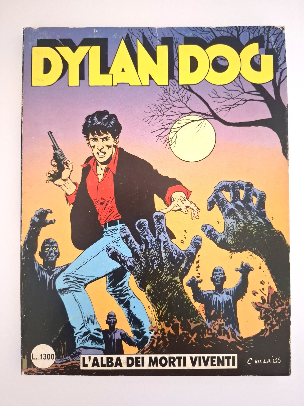 Dylan Dog numero 1, Bonelli 1a edizione 1986 - L'alba dei morti viventi