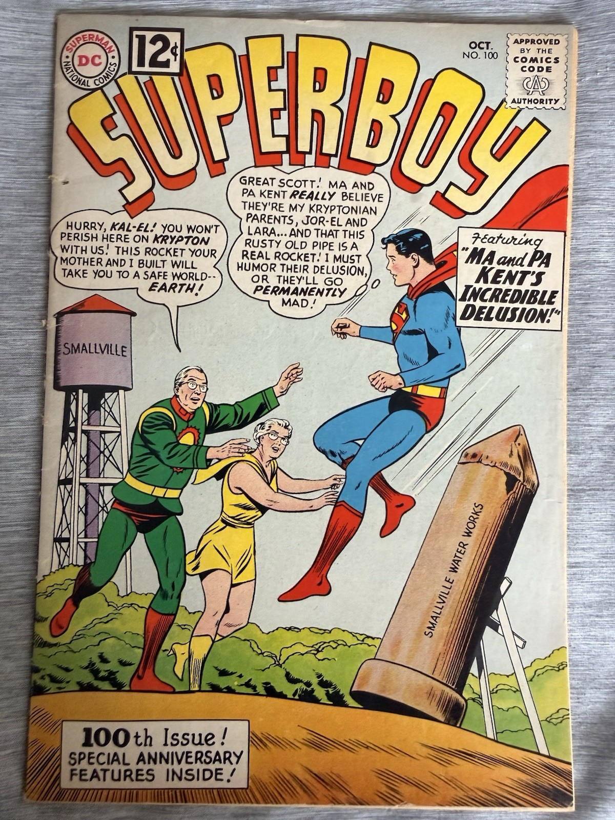 Superboy #93 1961, Lana Lang, Chameleon Boy, ottime condizioni