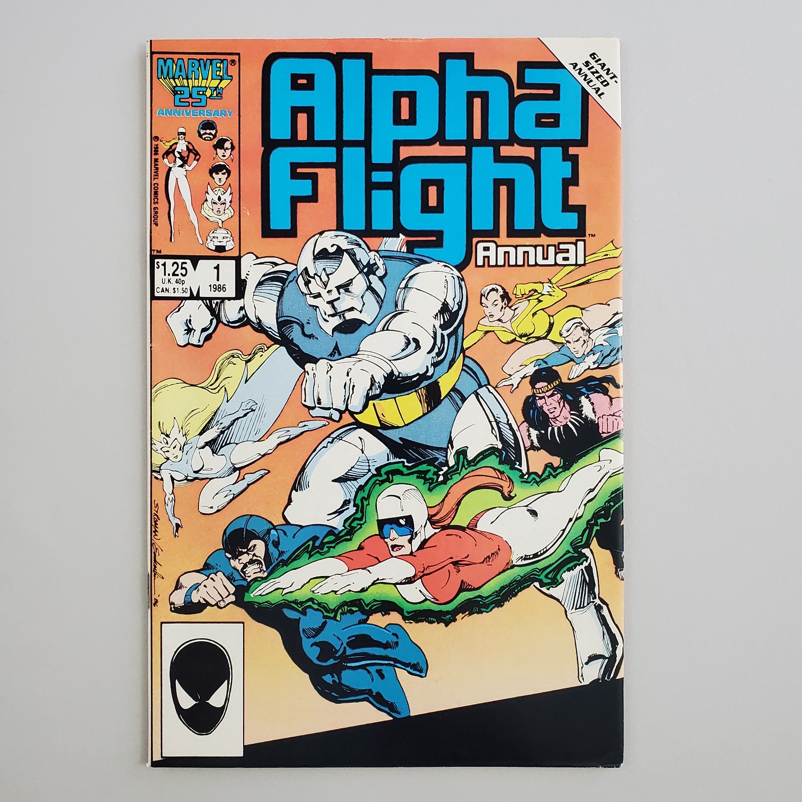 Alpha Flight Annual #1 1986 Marvel Comics FN/VF 7.0 Vindicator Shaman Sasquatch