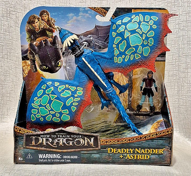 How to Train Your Dragon Deadly Nadder & Astrid Figure Set Spin Master