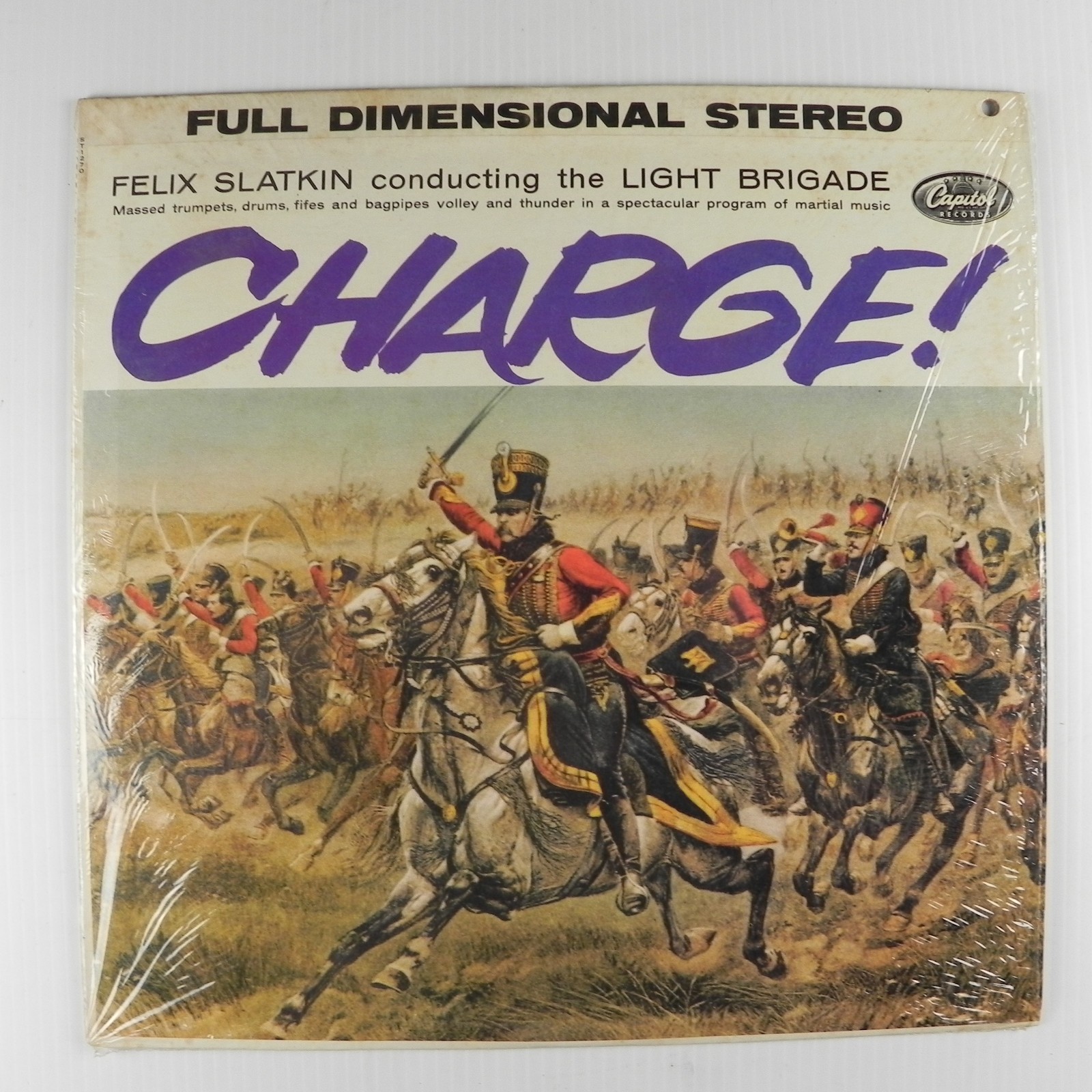 Felix Slatkin – Charge! 1959 Capital ST1270 Stereo Vinyl LP Military & Martial