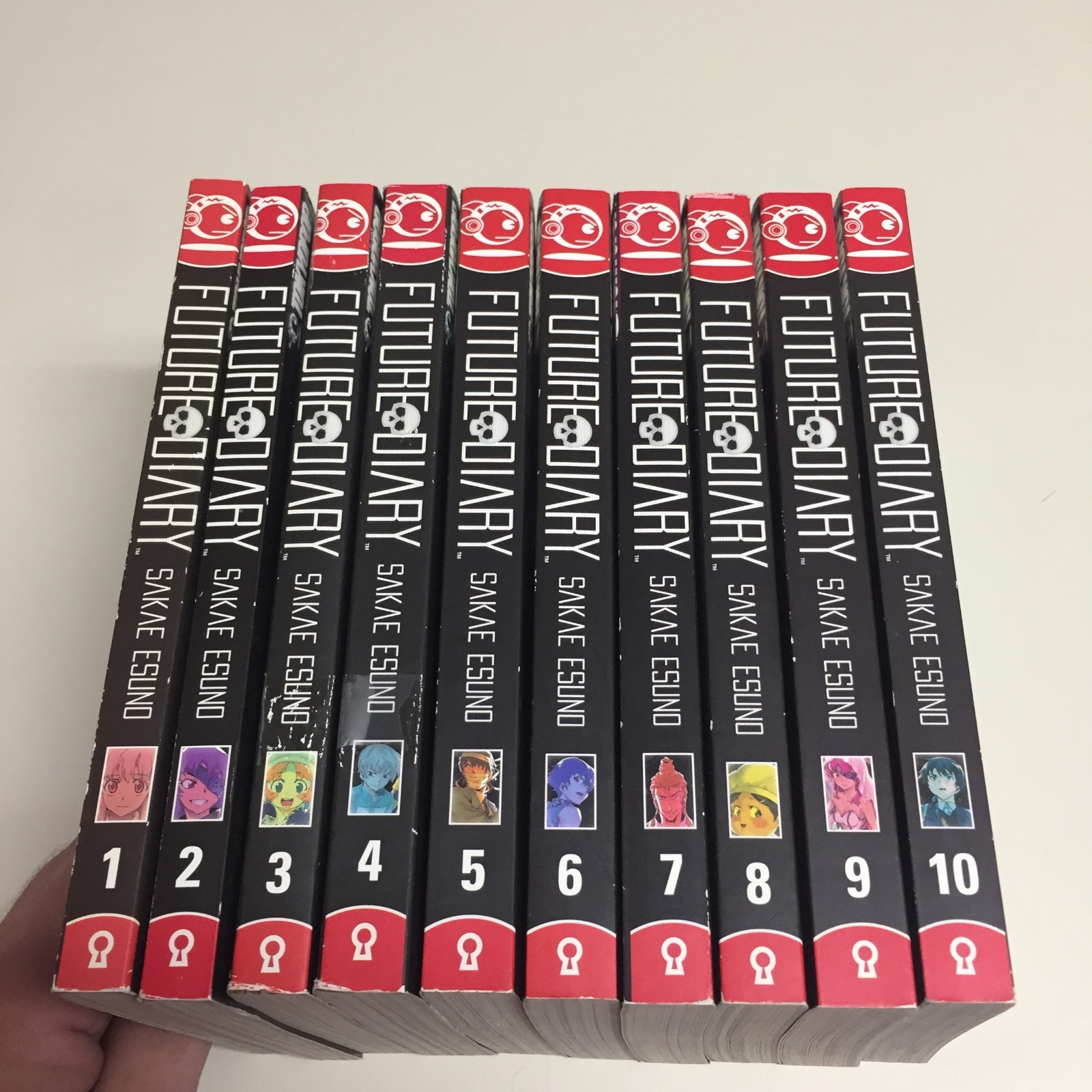 Future Diary Manga Inglese Volume 1-10 Set Completo Serie TokyoPop 2345 6 7 8 9