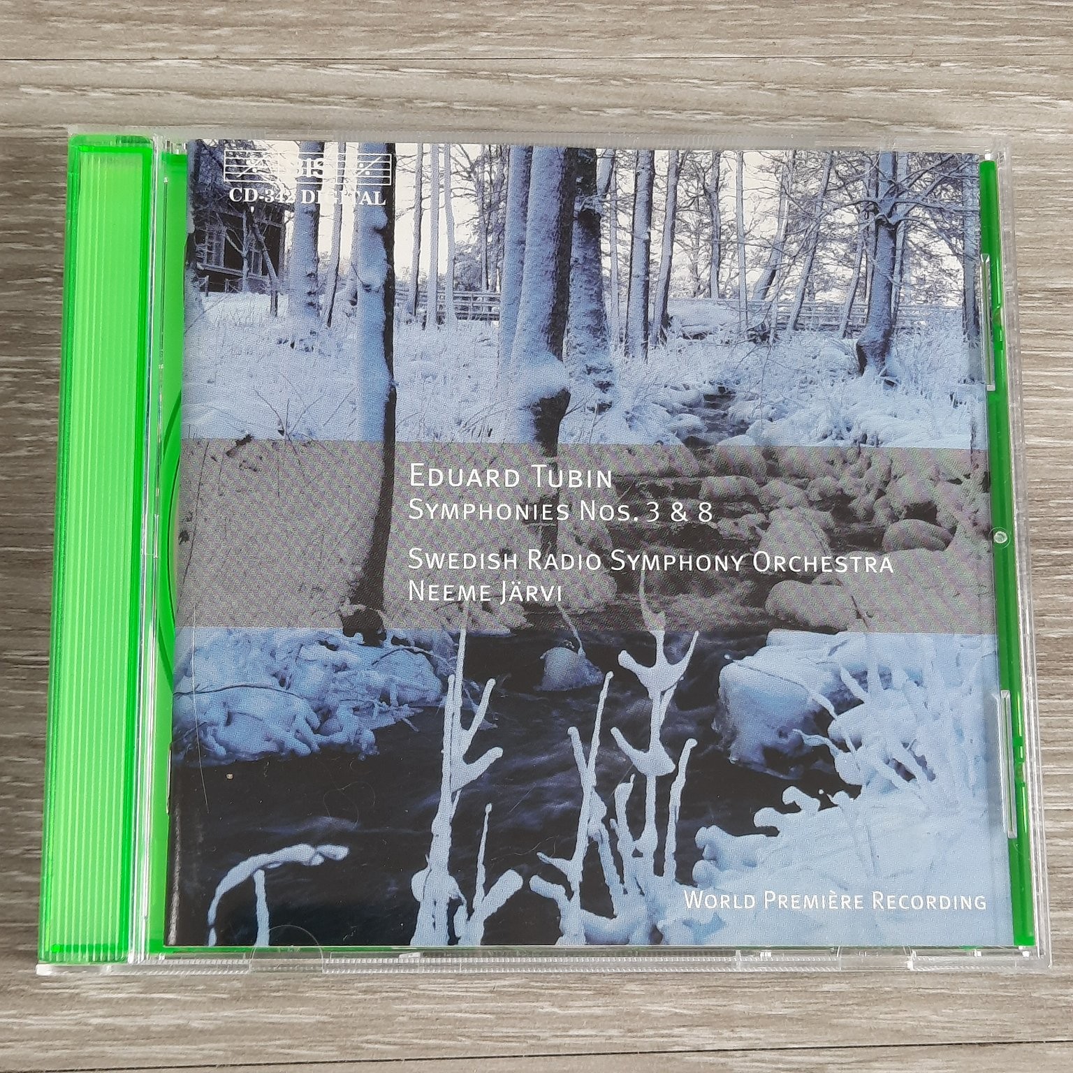 Eduard Tubin – Symphonies Nos. 3 & 8 CD 1986 Classical BIS Neeme Järvi