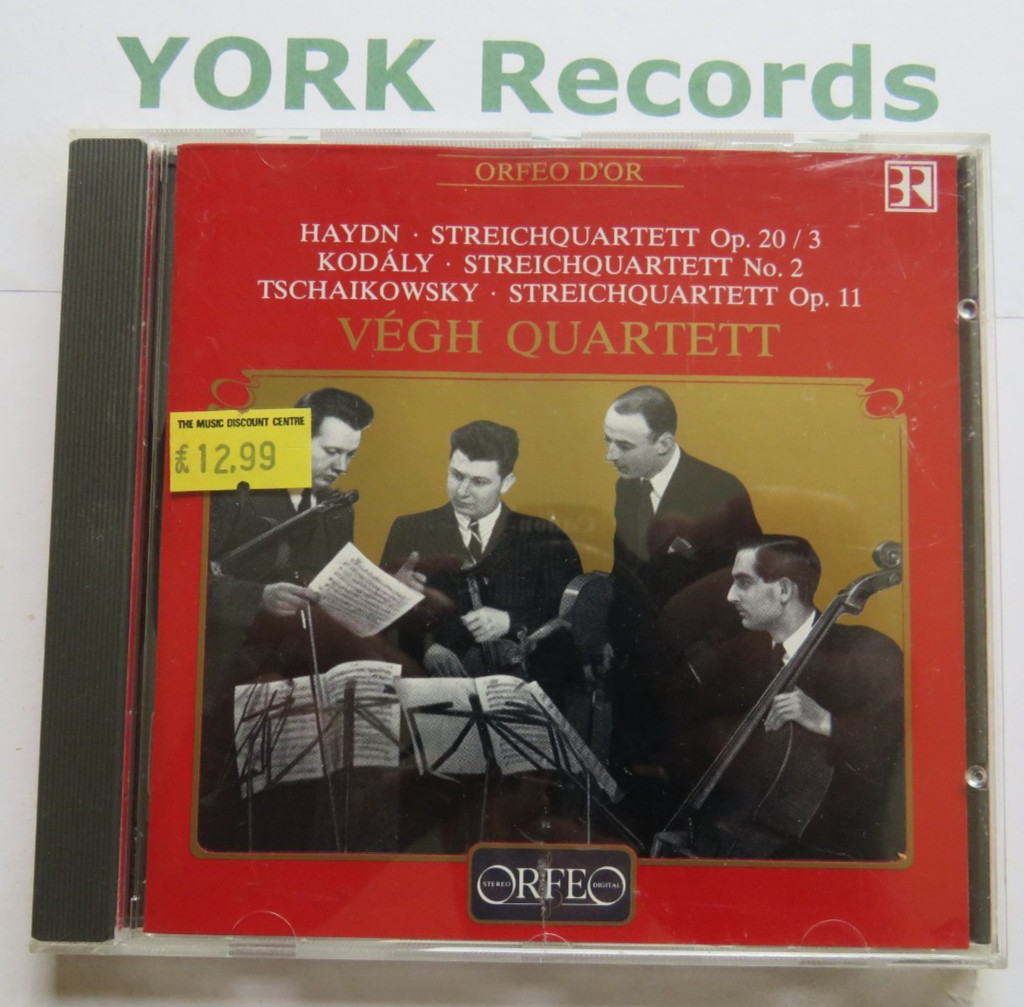 HAYDN / KODAY / TCHAIKOVSKY - String Quartets VEGH QUARTETT - Ex Con CD Orfeo