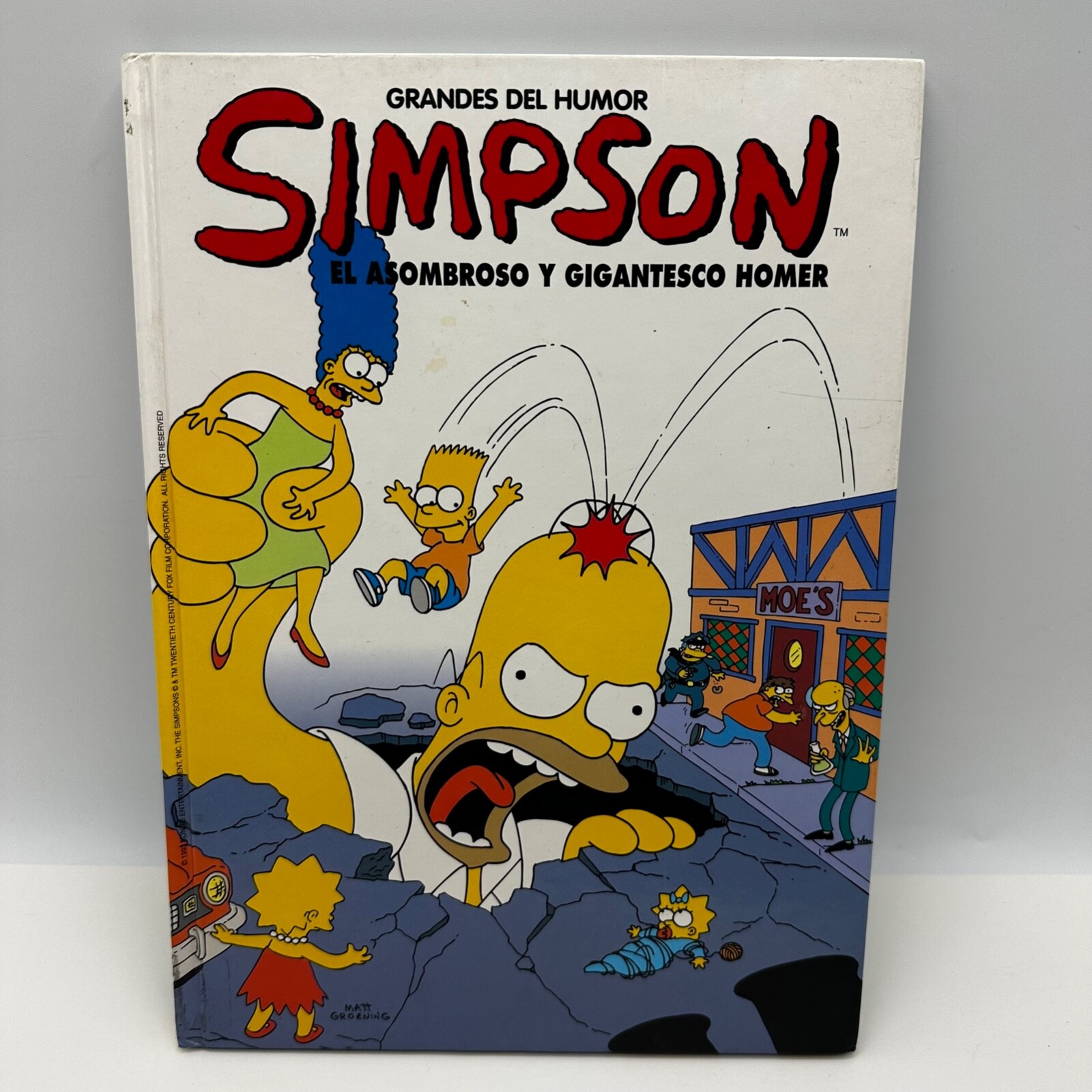 Simpson 1993 Grandes Del Humor Simpson El Asombroso Y Gigantesco Homer spagnolo