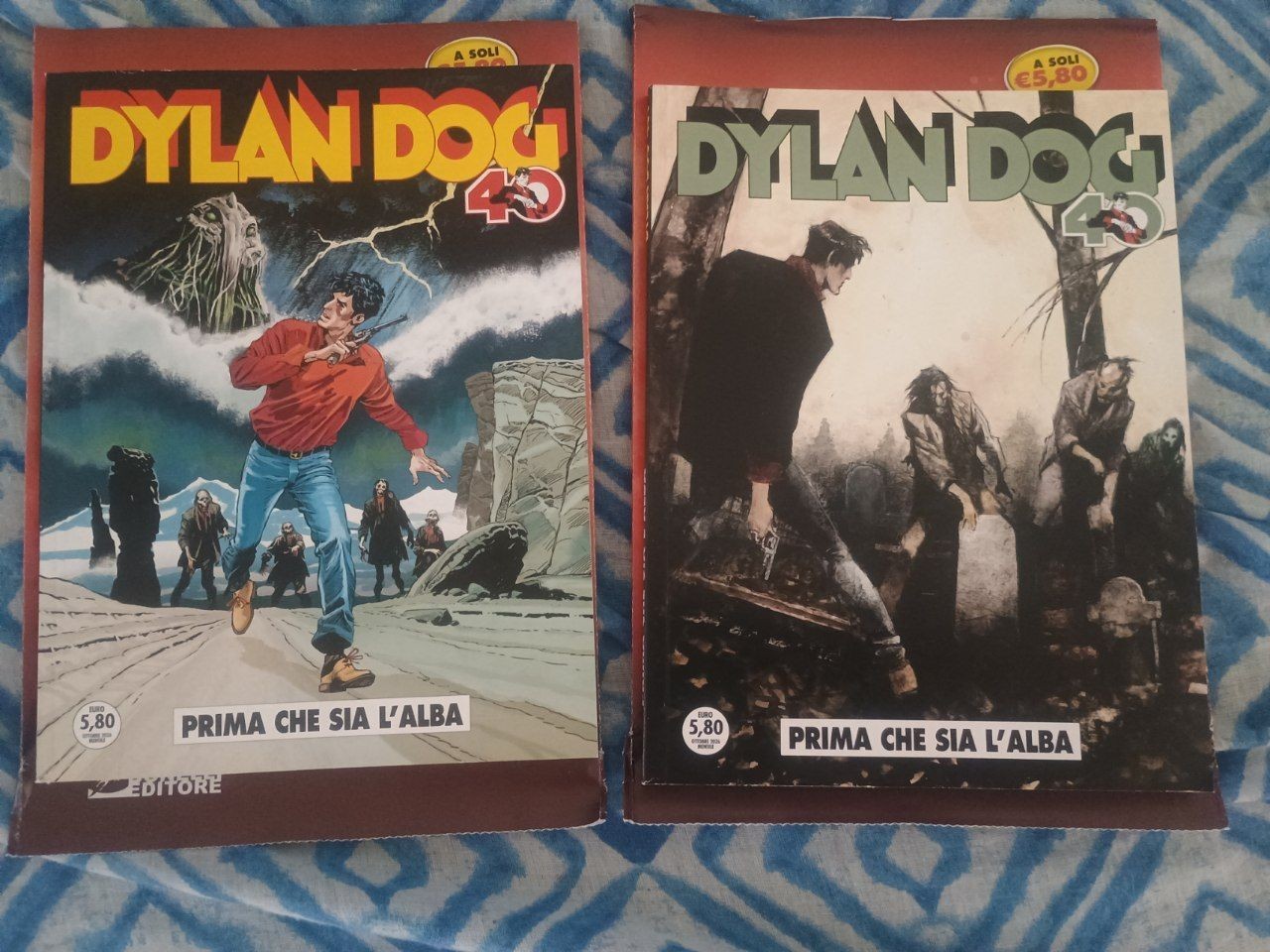 Bonelli Editore Dylan Dog 481 Prima che sia l'alba  Variant ROI + VILLA