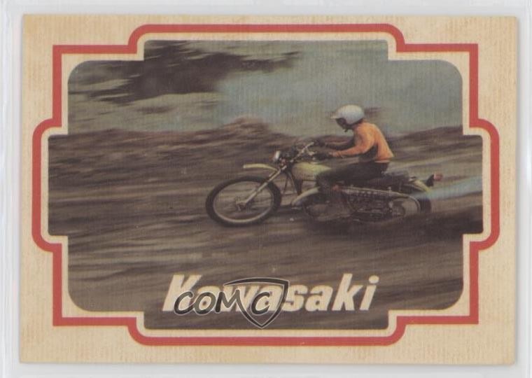 Adesivi Donruss Chopper e Hot Bikes 1972 Kawasaki #29 0ha3