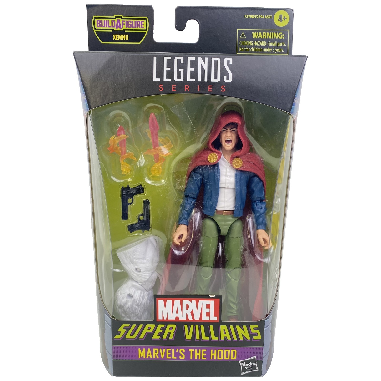 Marvel Legends Super Villains The Hood 6" Action Figure 2021 Hasbro Sigillato Nuovo