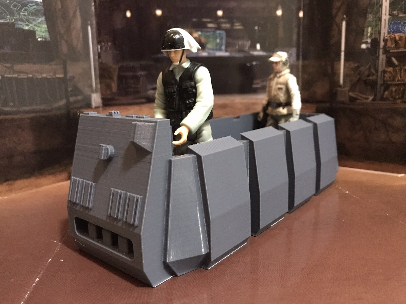 STAR WARS 3.75” 3D Printed Echo Base Transport Vehicle Custom World Diorama TVC