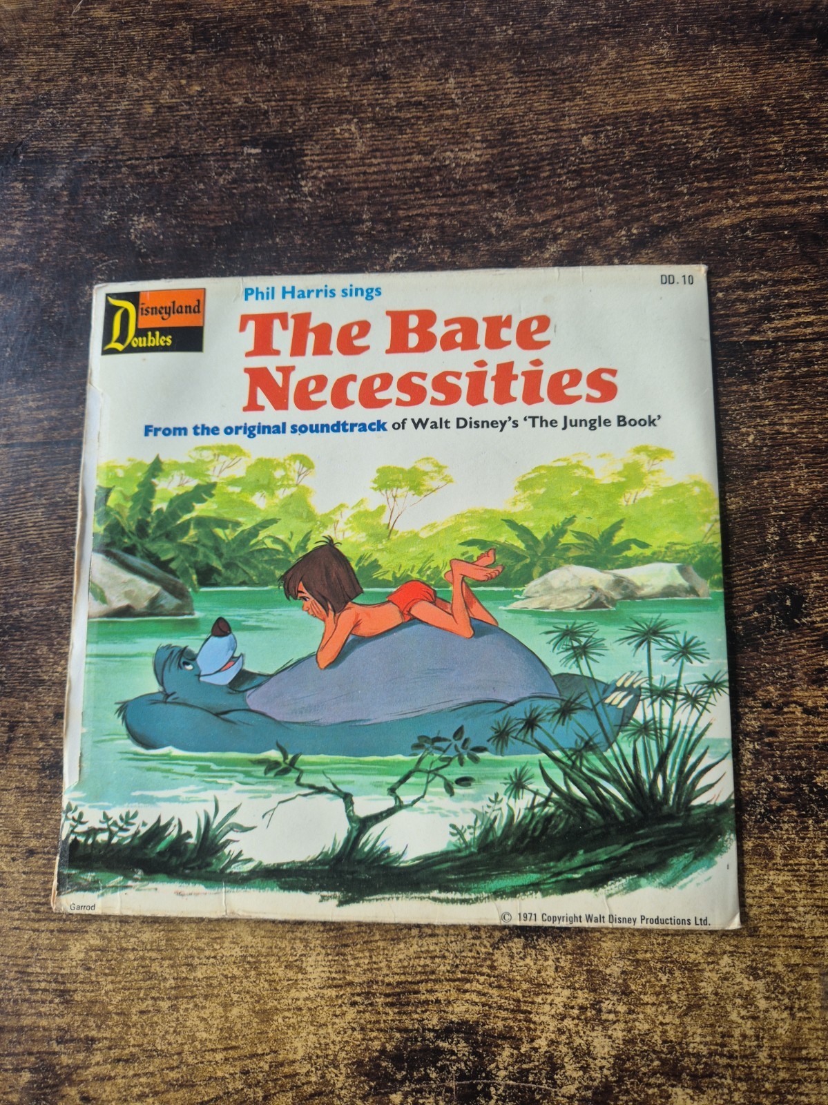 Bare Necessities / Trust In Me - Original Soundtrack - Walt Disney - VG+ VG+