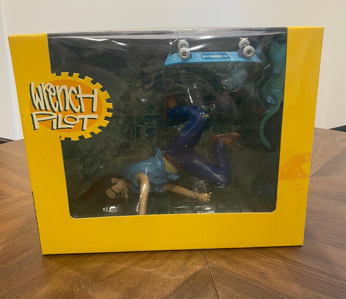 Wrench Pilot Andy Jenkins Lettus Bee Vinyl Figure. Upper Playground. Transworld