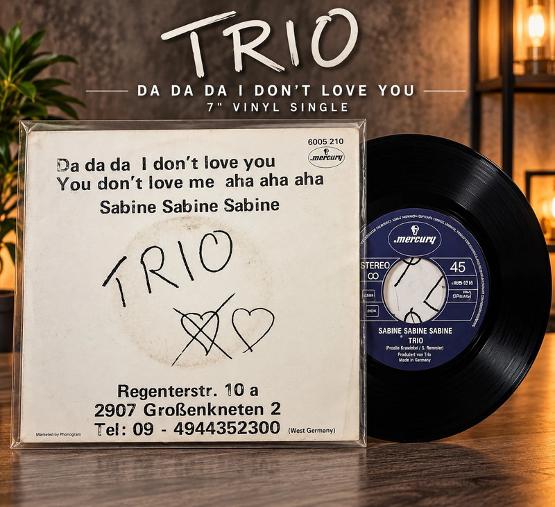 Trio Da Da Da Sabine Sabine Sabine Vinyl Single