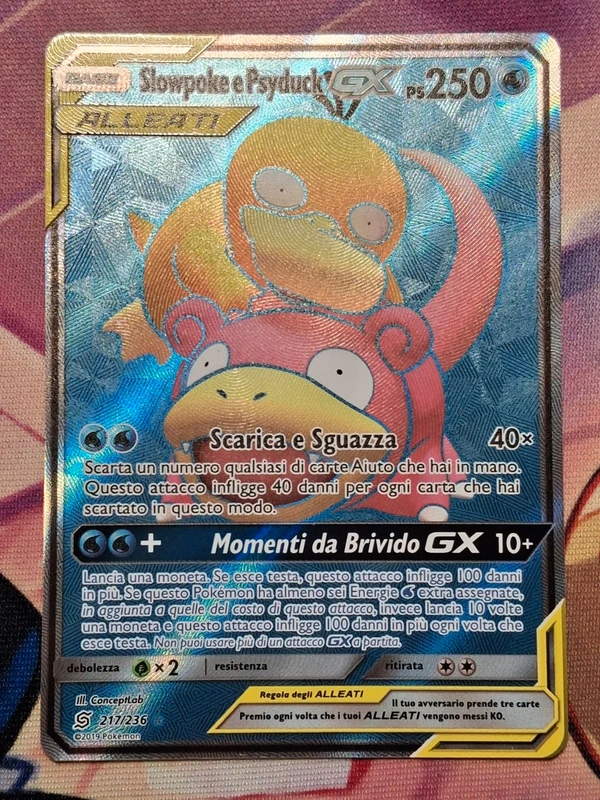 Slowpoke e psyduck gx alleati in italiano nm