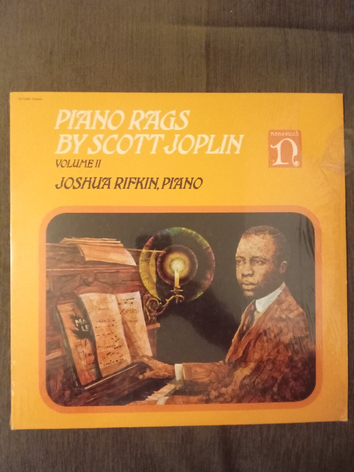 SCOTT JOPLIN PIANO RAGS Vol 2 JOSHUA RIFKIN 1972 NONESUCH (US) 12" LP H-71264