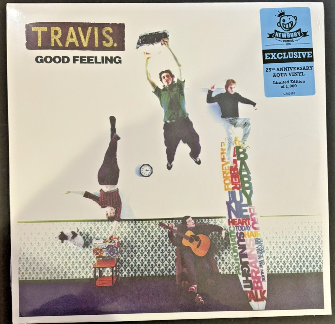 Good Feeling by Travis (Record, 2021) 25th Anniversary Aqua Vinyl-1000 copies