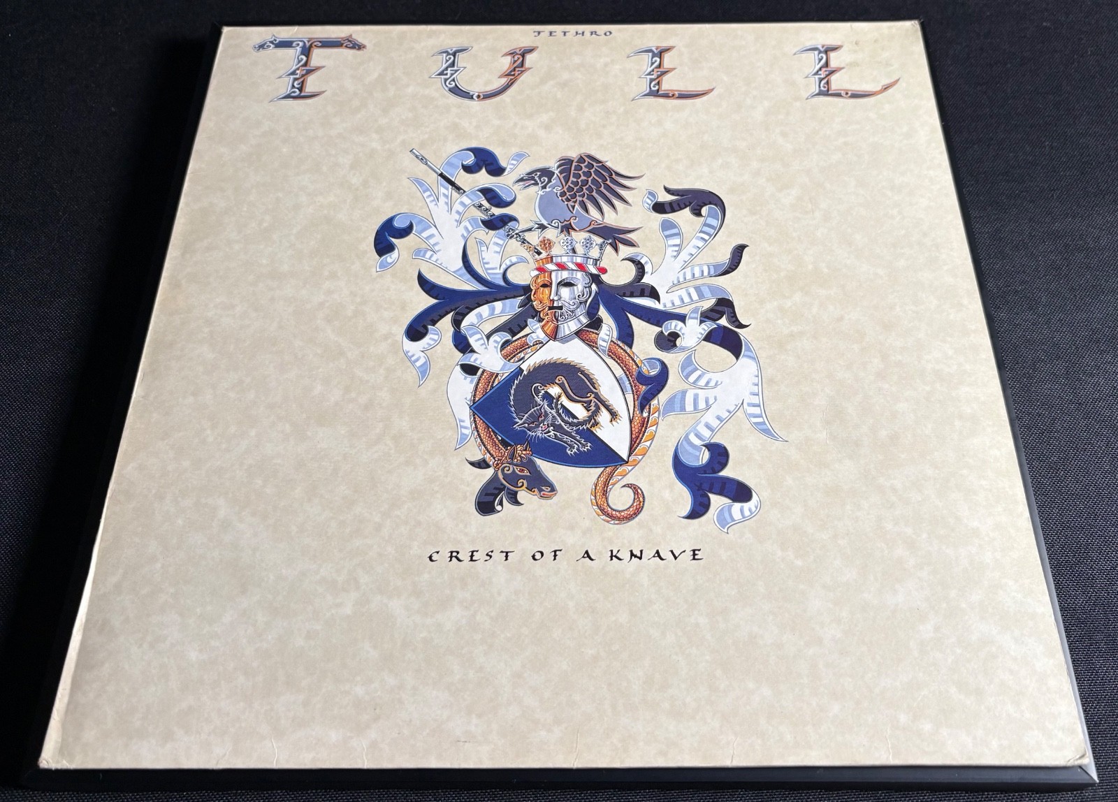 JETHRO TULL CREST OF A KNAVE 1987 UK ORIGINAL LP CDL 1590 EX/EX !