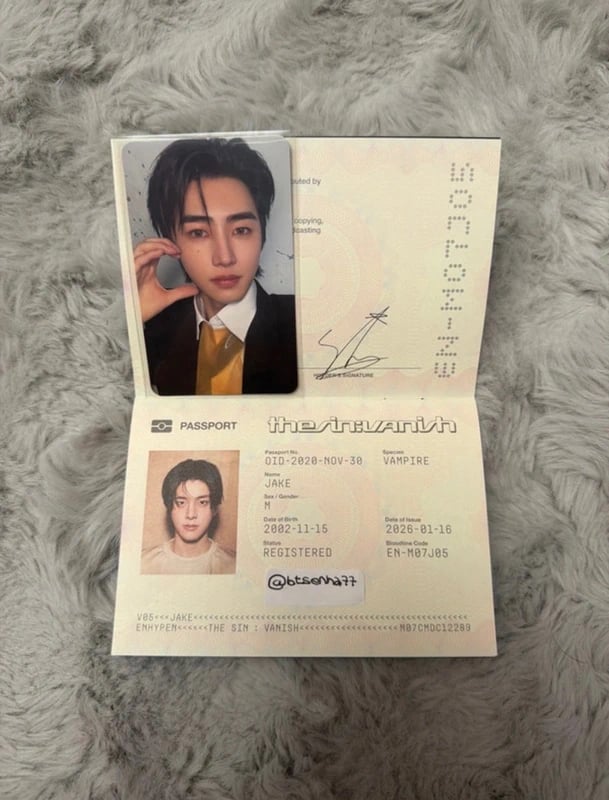 sunghoon desire unleash photocard enhypen