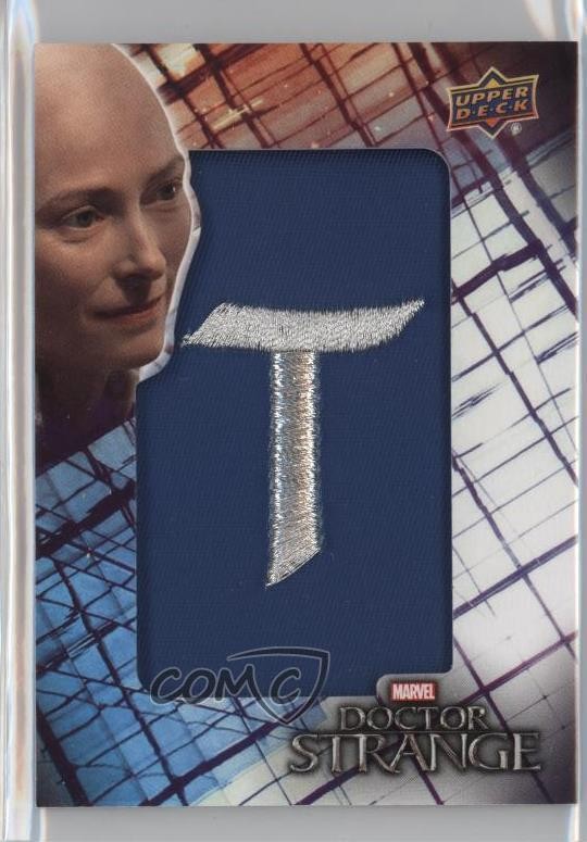 2016 Upper Deck Marvel Doctor Strange Lettermen Tilda Swinton #LPTS-8 Patch 2k3