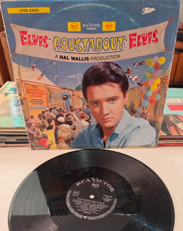 Vinyle Elvis Presley "Roustabout" 1964 original Germany