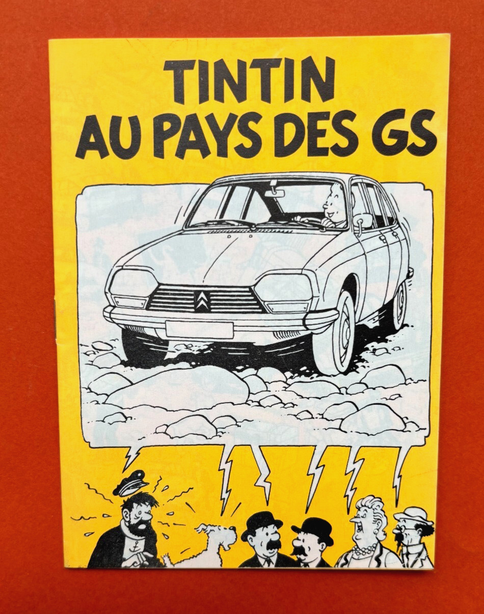 HERGE MINI ALBUM PUBLICITAIRE CITROEN TINTIN AU PAYS DES GS ETAT NEUF