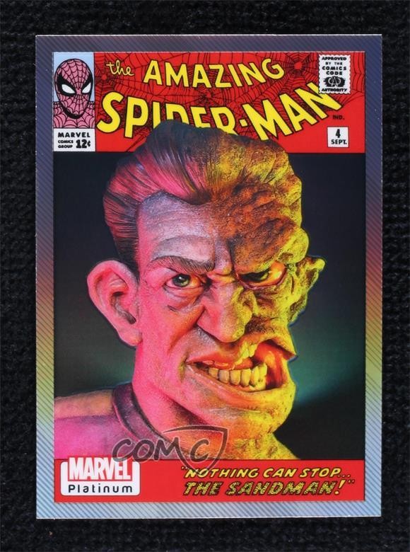 2023 Upper Deck Marvel Platinum Cover Variant Rainbow Sandman #WI3 0n9b