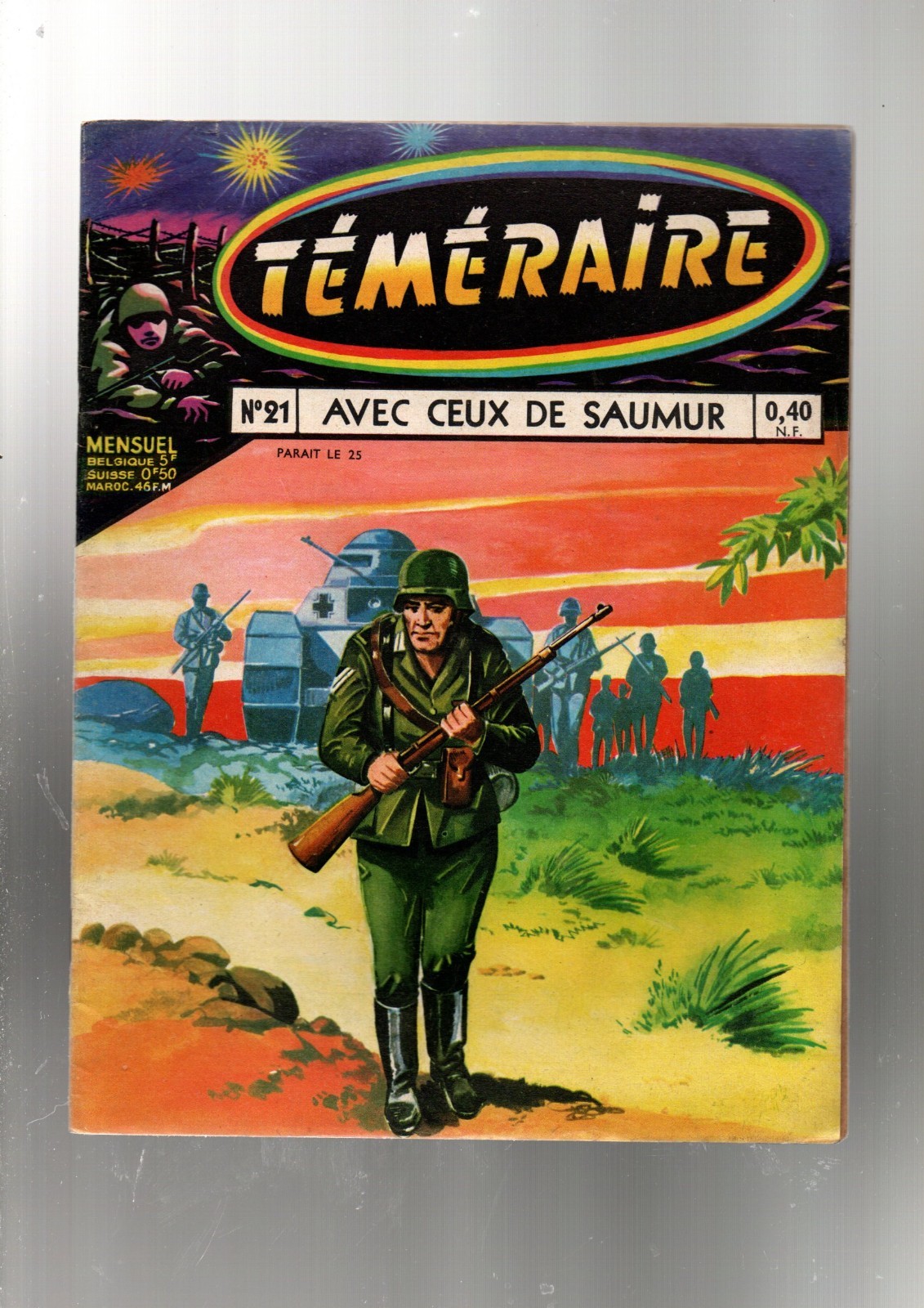 TEMERAIRE n°21. ARTIMA 1960. Récit complet en TBE