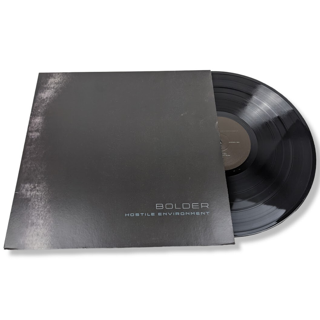 Bolder - Hostile Environment (LP, 2014) Editions Mego - e MEGO 185 NM / VG+