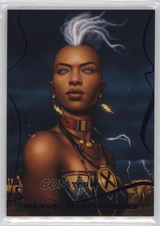 2022 Upper Deck Marvel Masterpieces Epic Purple Foil 78/199 Storm #62 6xl