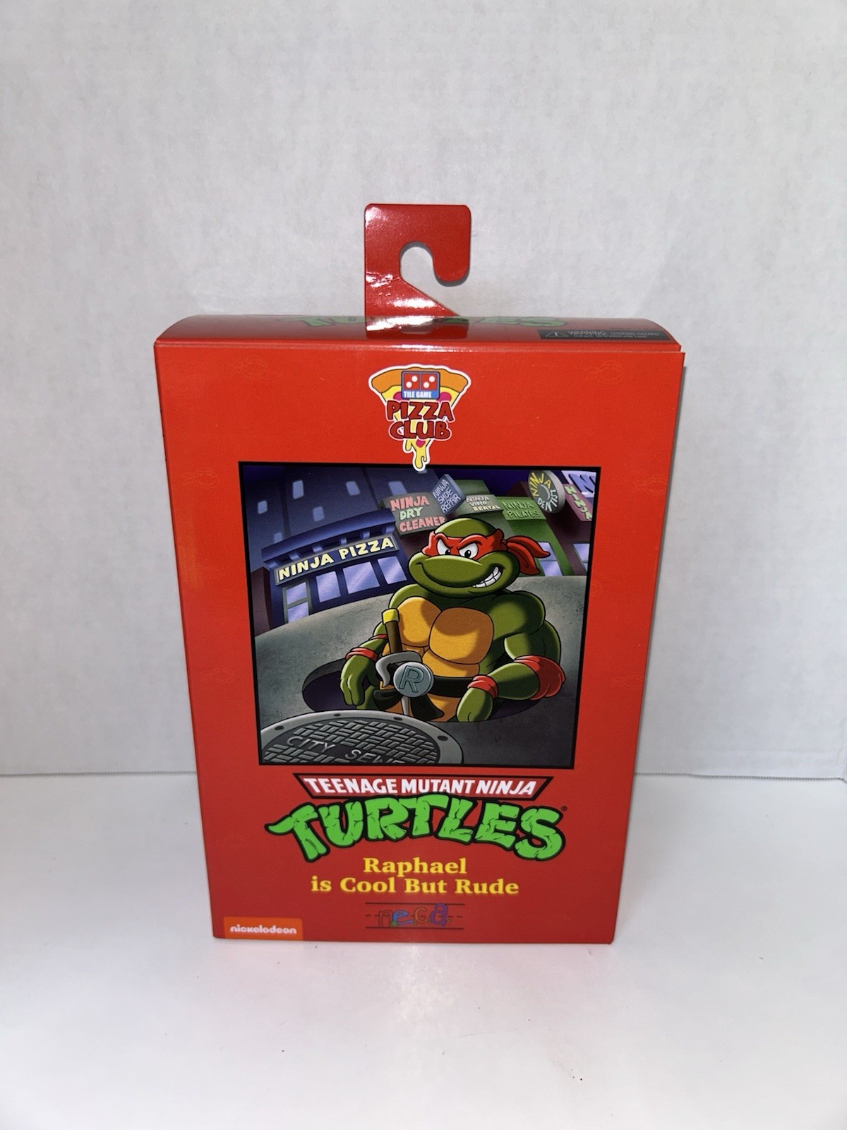 Neca TMNT Ultimate Pizza Club Raphael è cool ma maleducato