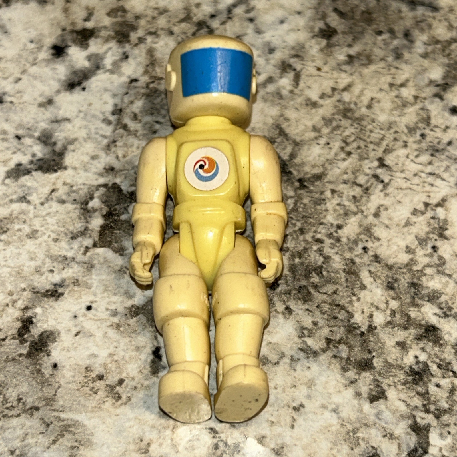Modellino astronauta spaziale Fisher Price Construx vintage Hong Kong 1984