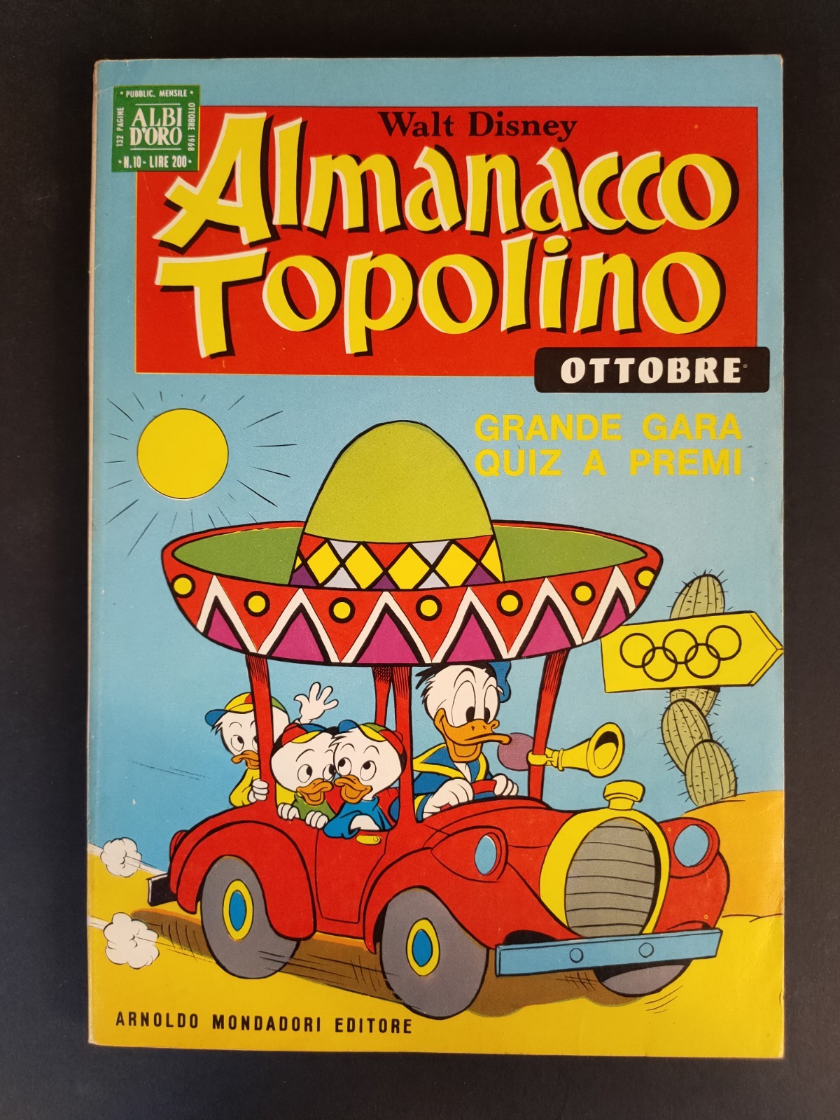 ALMANACCO TOPOLINO DEL 1968 N. 10 (cod.L4)