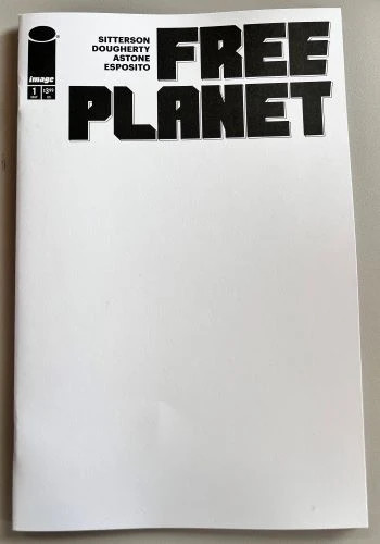 Free Planet #1 Blank Variant (Image Comics)