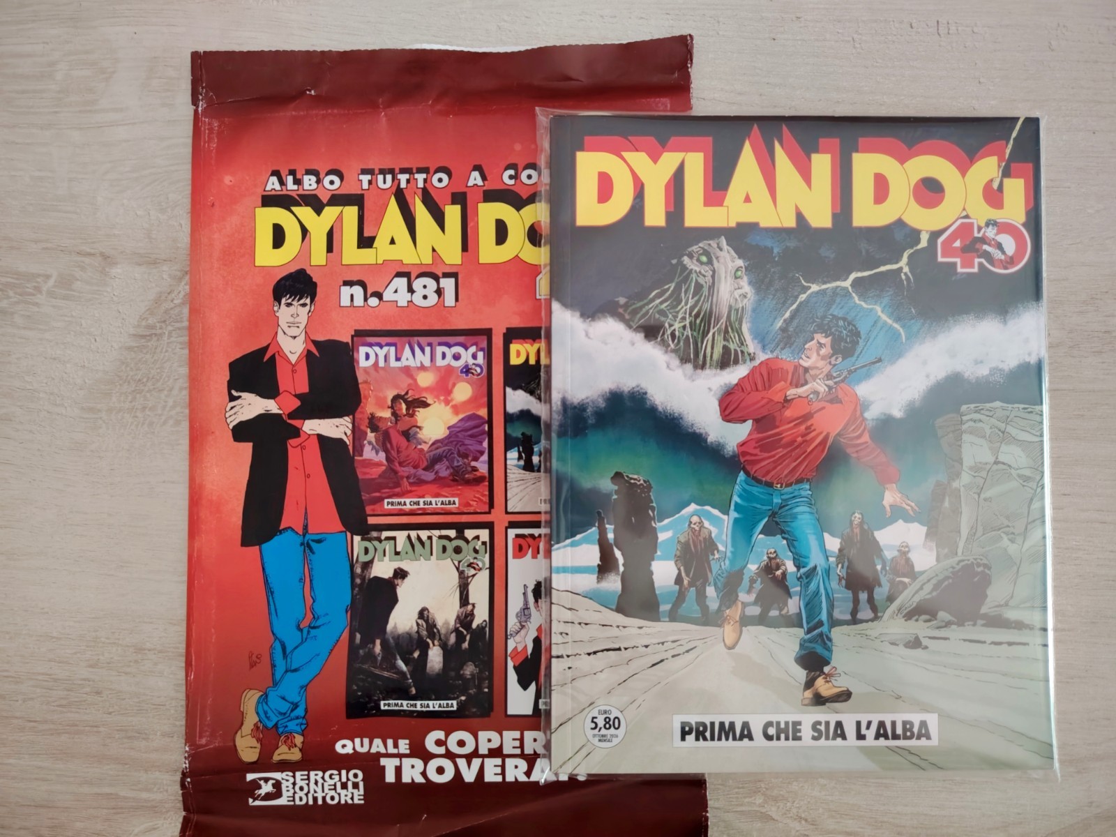Sergio Bonelli Editore Dylan Dog 481 Prima che sia l'alba C. Villa con busta