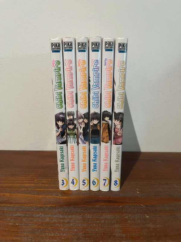 Mangas Chibi Vampire / Tome 3,4,5,6,7,8 / Année 2009 / Pika edition