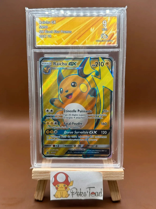 Carte pokémon Raichu GX - SM90 promo - Collect Aura 9