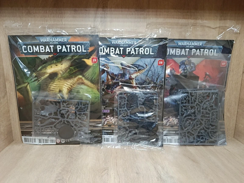 Lot Warhammer 40000 combat patrol contenant les numéros 7 8 19