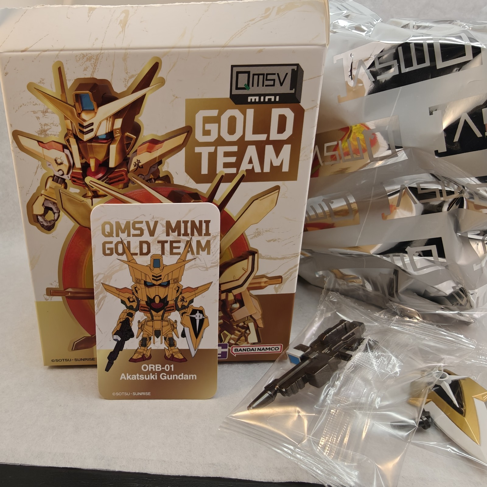 Bandai Gundam QMSV Gold Team Akatsuki