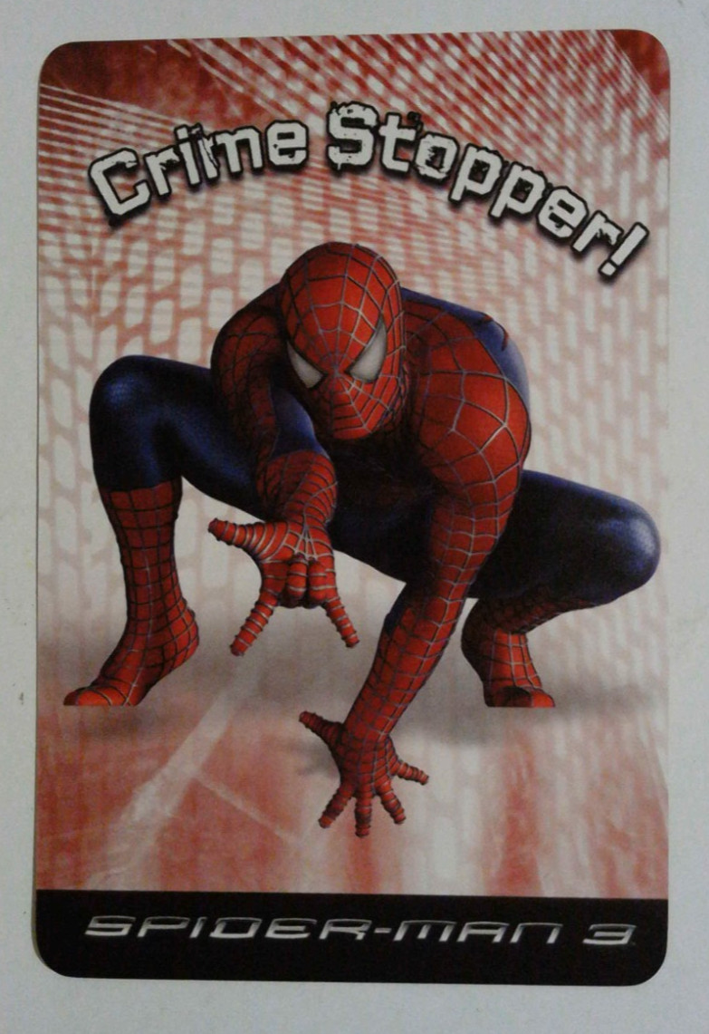 Spiderman 3 La Battaglia All'interno Gioco di Carte Crime Stopper! Card