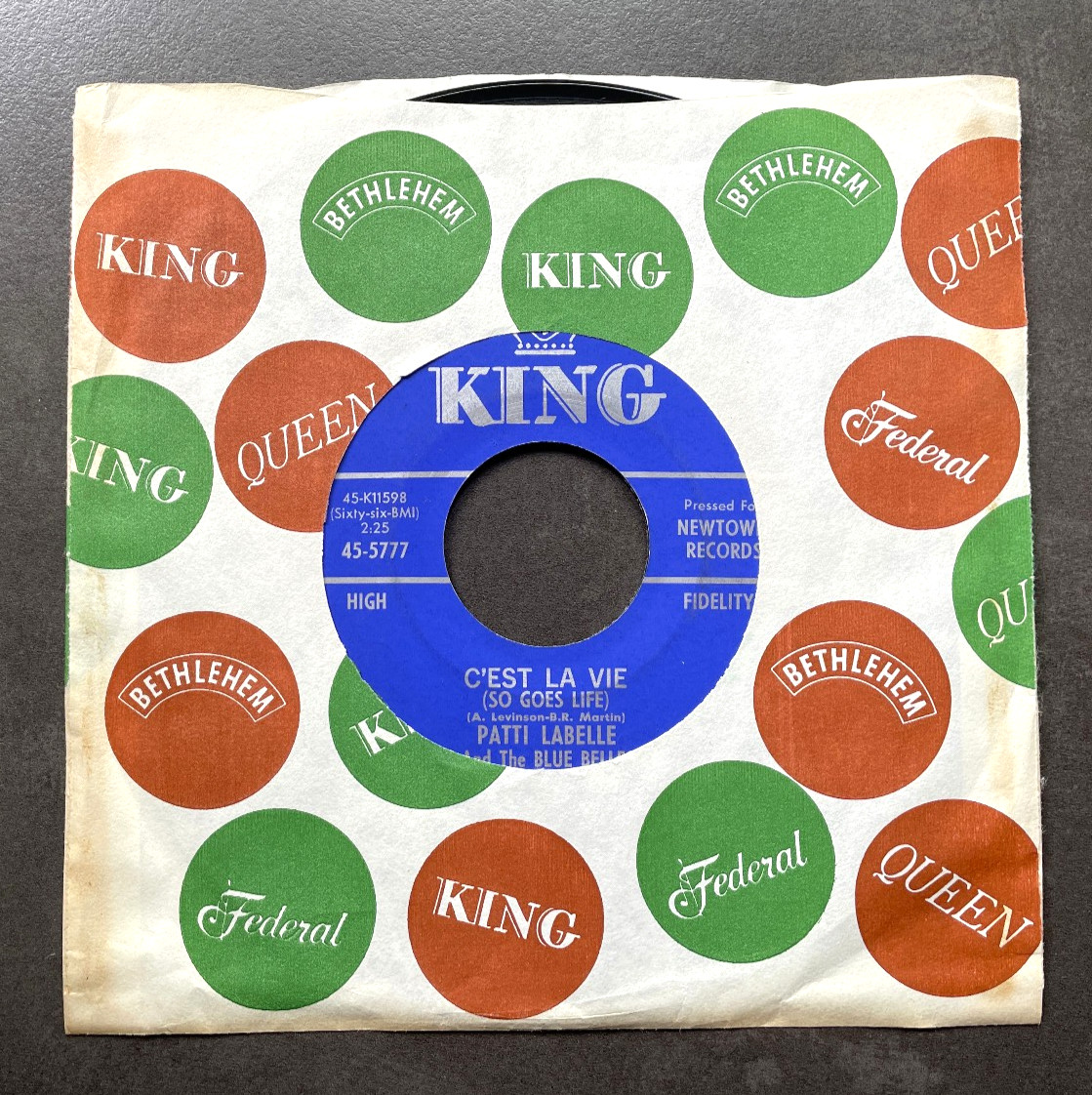 7" Patti LaBelle & The Blue Bells - C'est La Vie - US KING