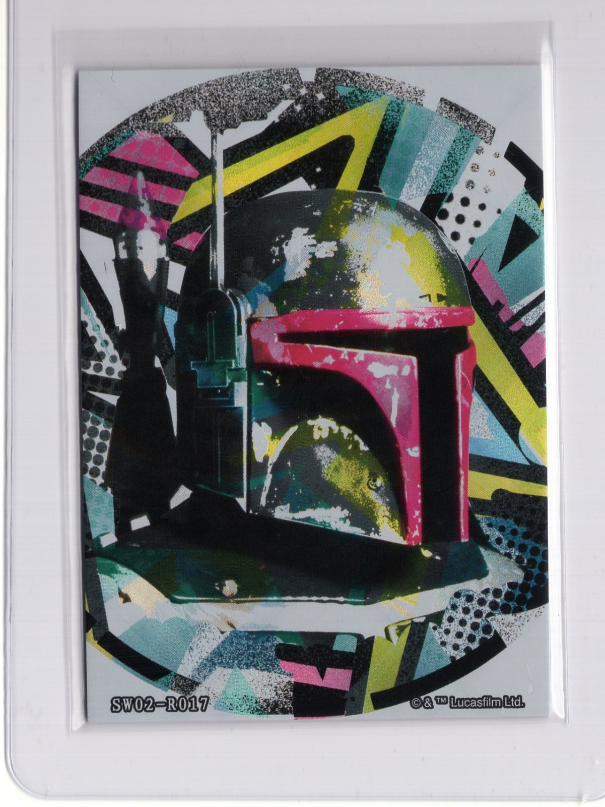 2023 Card Fun Star Wars Global Art Series Boba Fett #SW02-R017 Foil Art