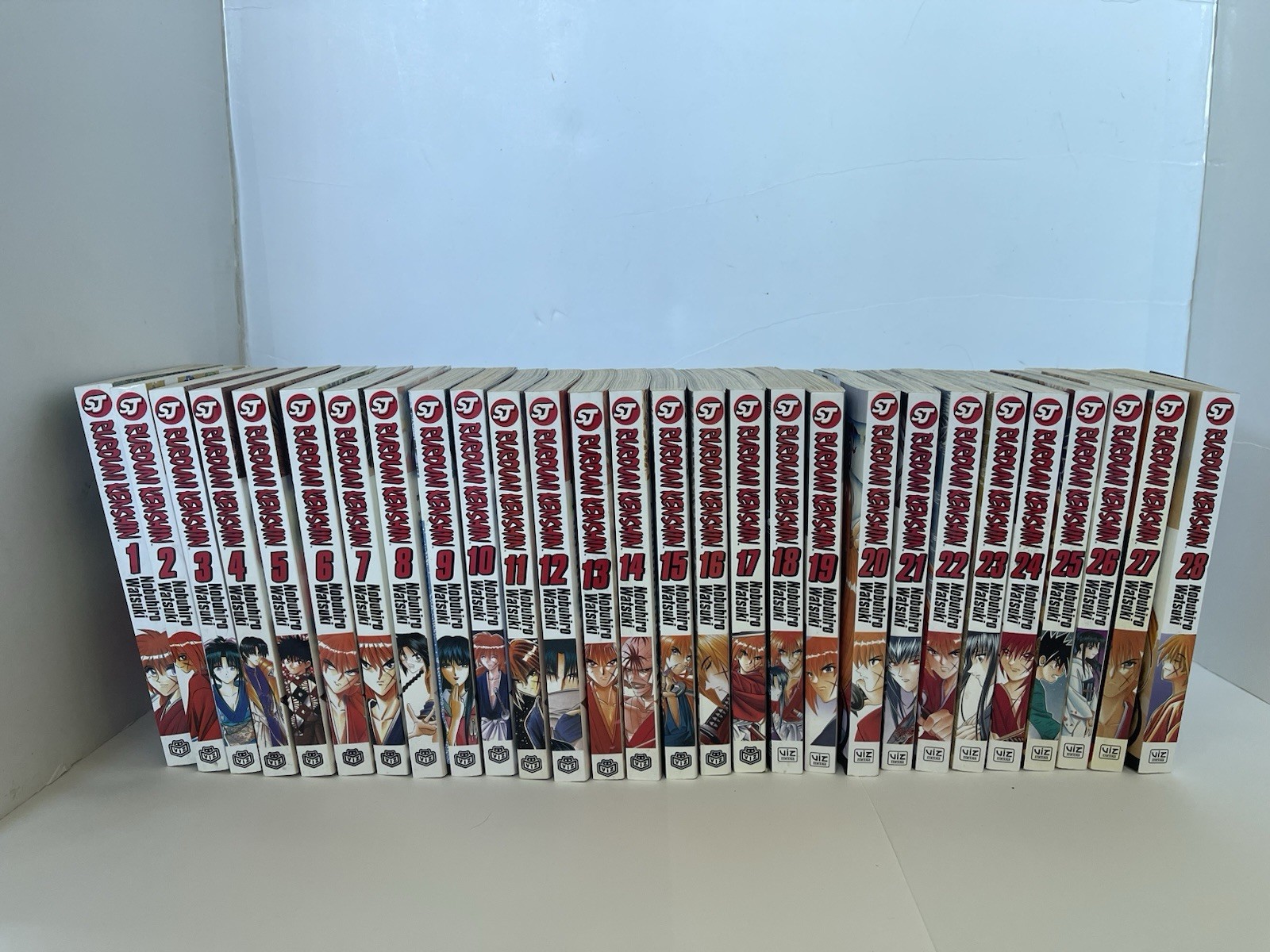 VIZ Media Rurouni Kenshin Manga Lotto Set Vol 1-28 TPB Nobuhiro Watsuki