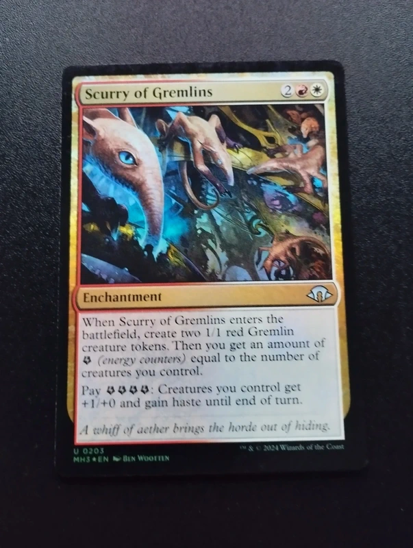 Magic the gathering mtg scurry of gremlin foil