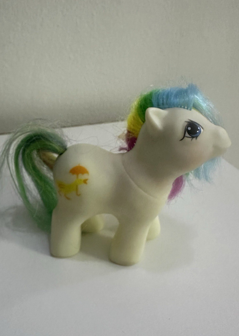 MLP G1 87 My Little Pony Vintage Primo Dente FT Baby Quackers Anatra Ombrello Pony