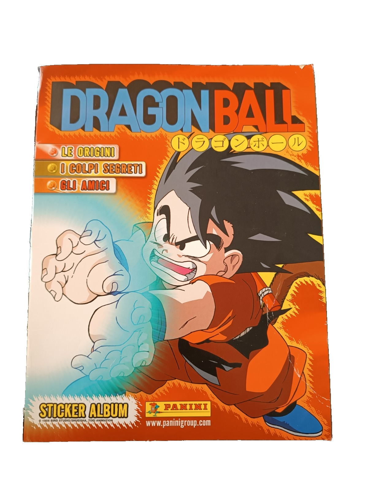Dragonball le Origini, i colpi segreti, gli amici: Album vuoto Discreto Panini