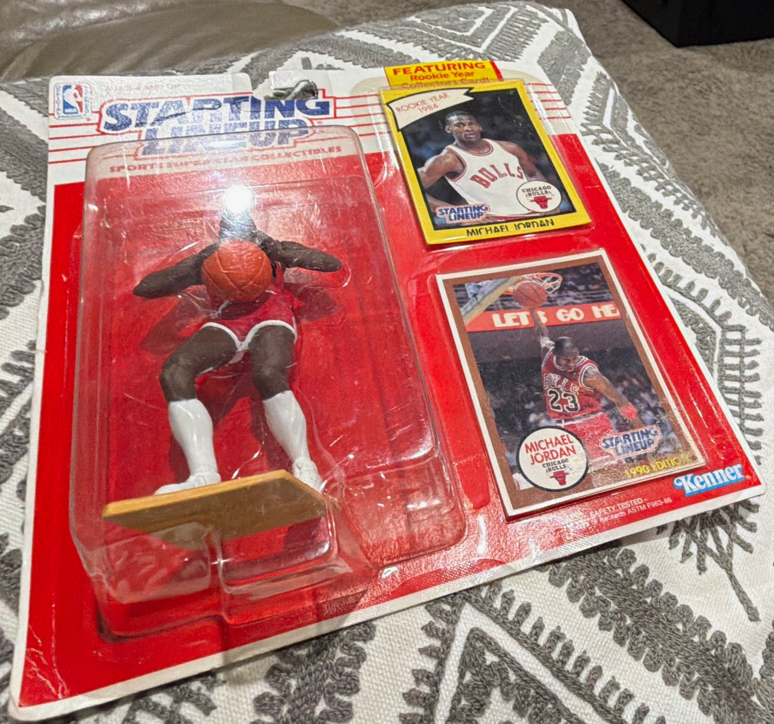 Kenner Starting Lineup Michael Jordan Modellino Basket Multicolore