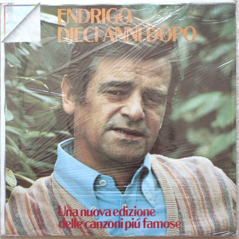 Sergio Endrigo – Dieci Anni Dopo LP Vinile (Orizzonte Orl 8203) Sigillato