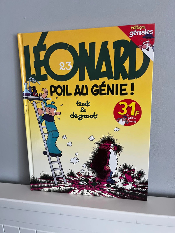BD Léonard tome 23 : poil au génie