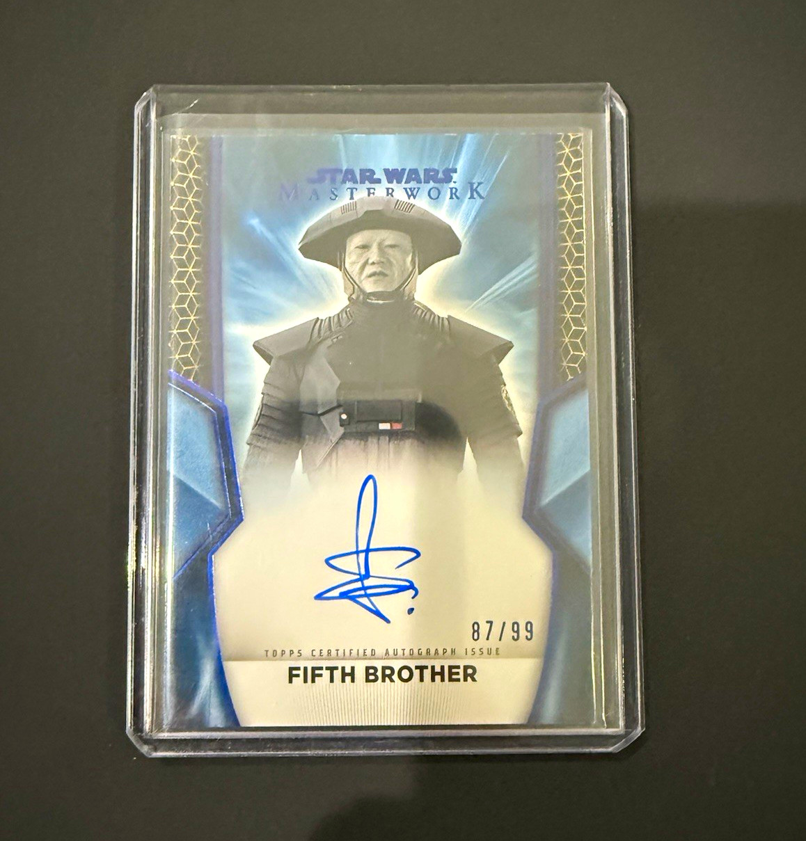Topps Star Wars 2025 capolavoro Sung Kang quinto fratello auto /99 #A-FB