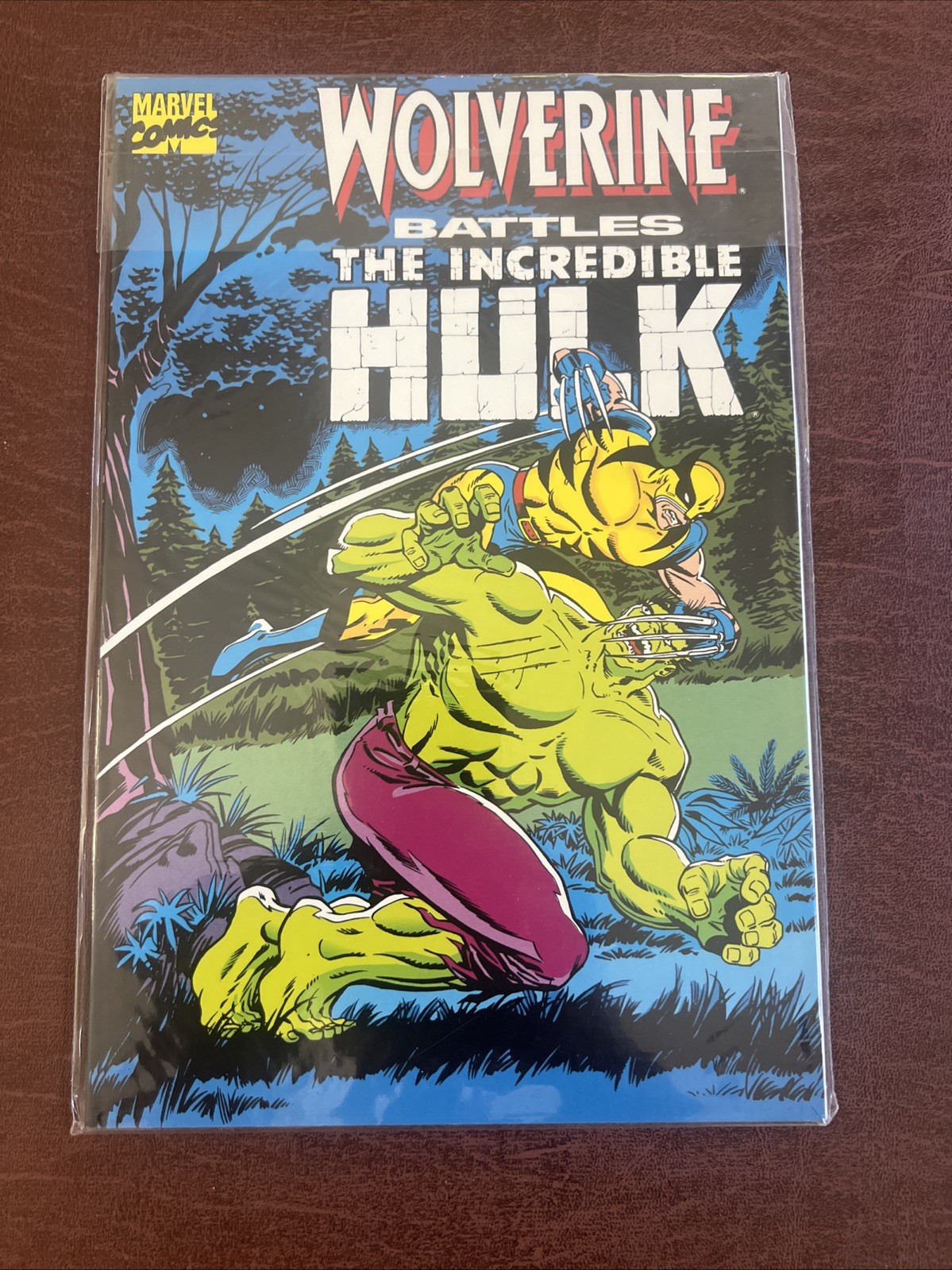 Wolverine Battles L'incredibile Hulk #1 (Marvel Comics 1989)