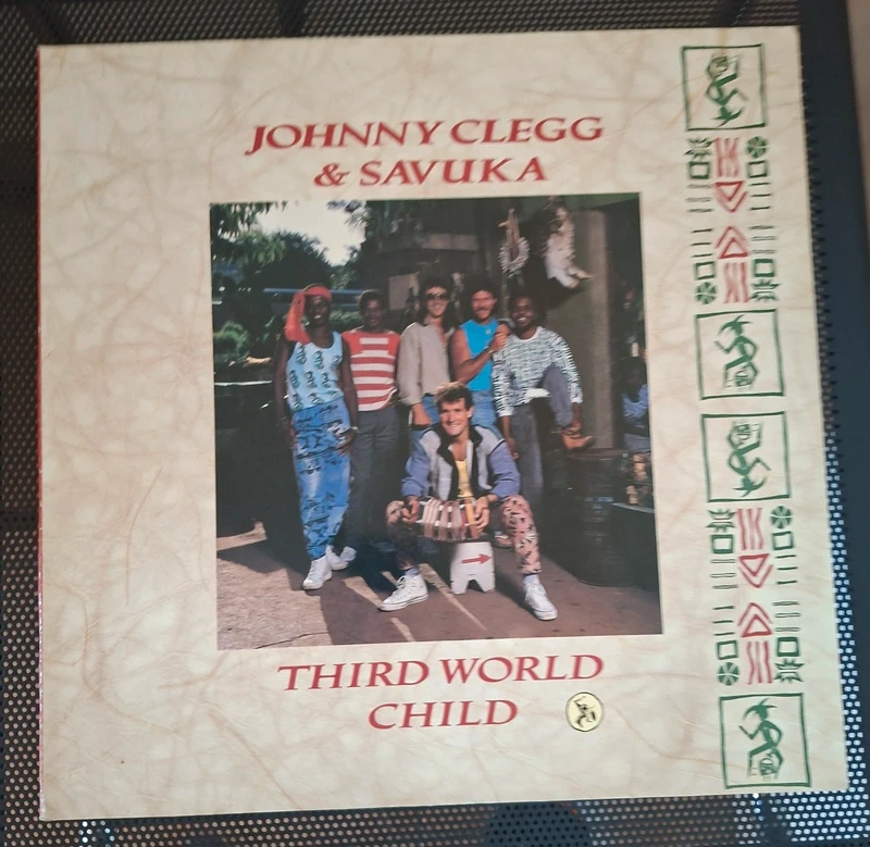 Album vynile 33t Johnny clergé & Savuka-third world child press Fr 1987